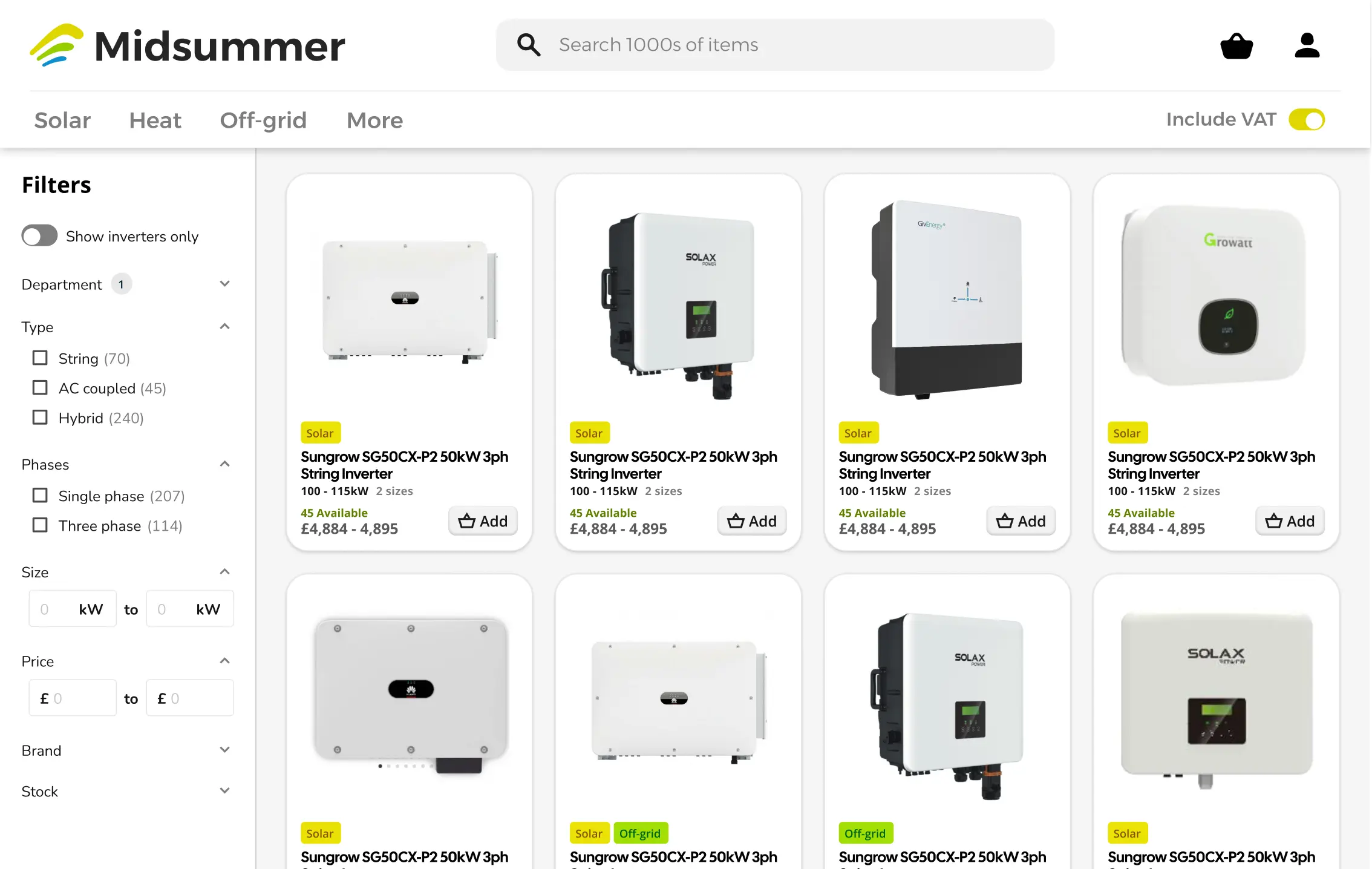 Site redesign visuals